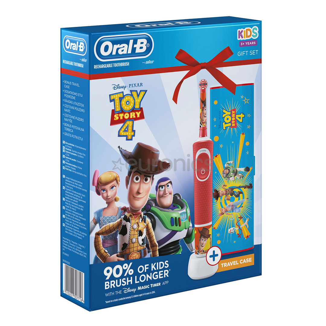 Электрическая зубная щетка Braun Oral-B ToyStory + футляр
