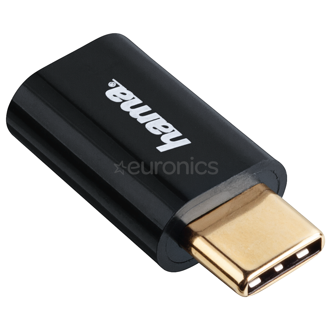 Adapter USB-C -- Micro USB Hama