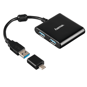 USB Hub Hama USB 3.1 + USB-C