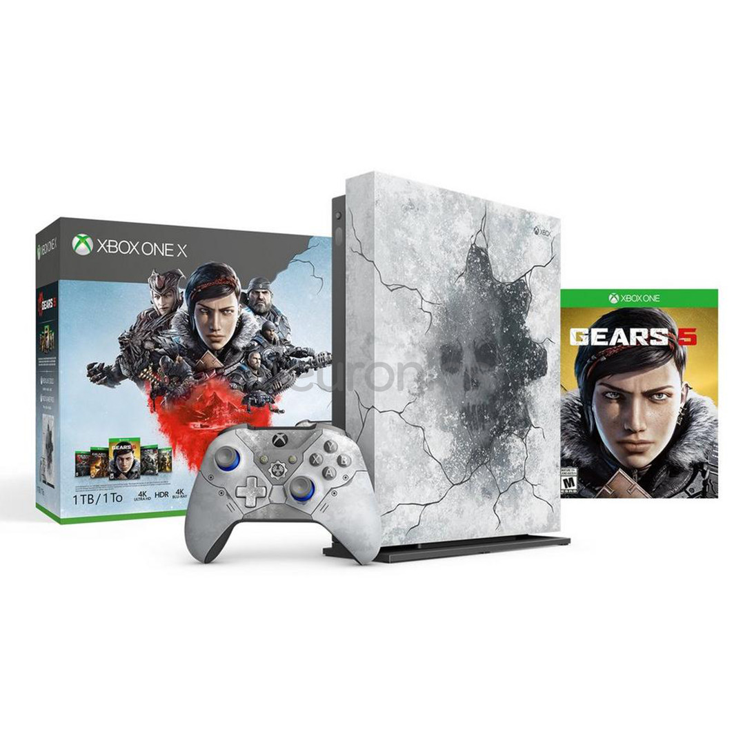 Игровая приставка Microsoft Xbox One X (1 ТБ) Gears 5 Limited Edition