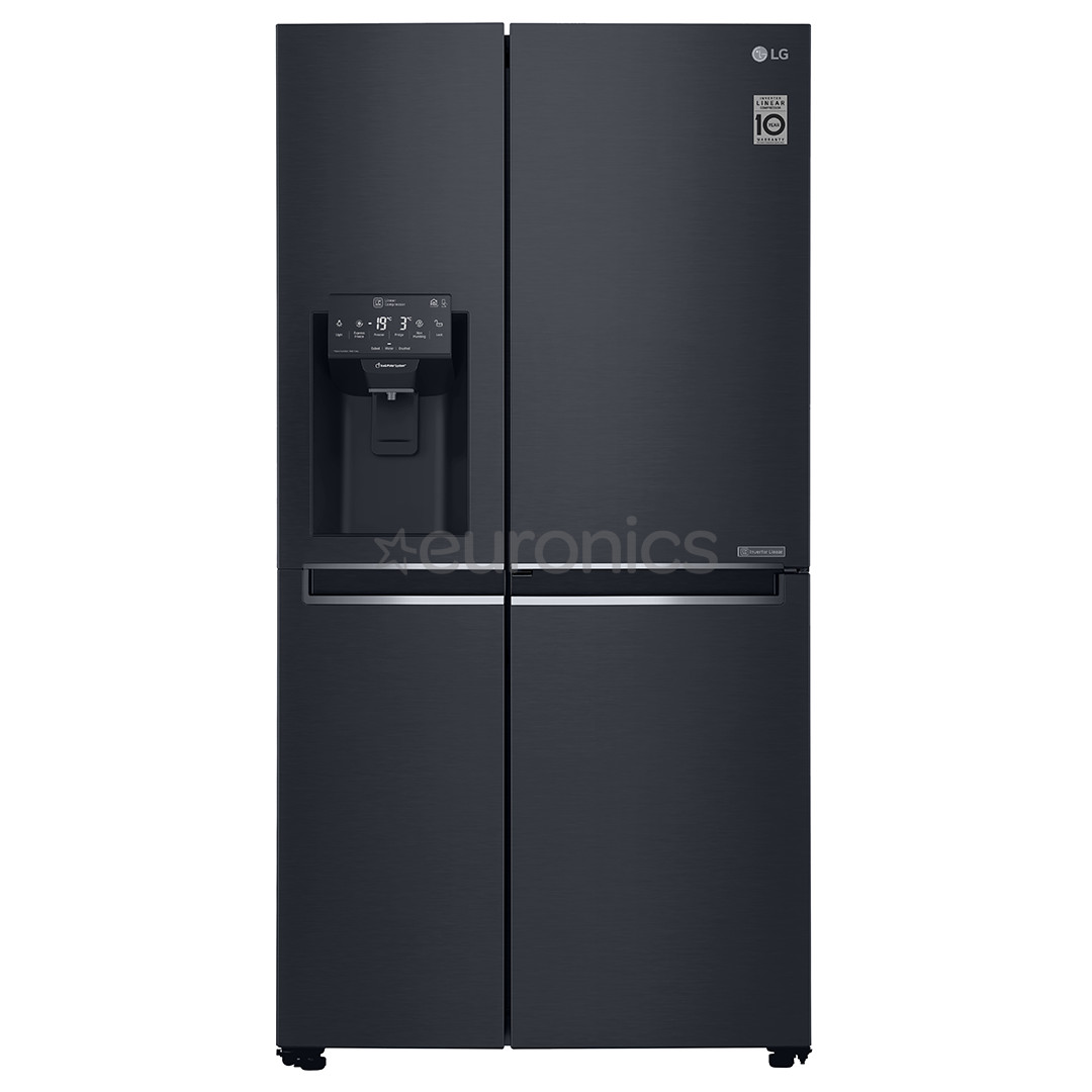 LG Water & Ice Dispenser, 625 L, must - SBS Külmik