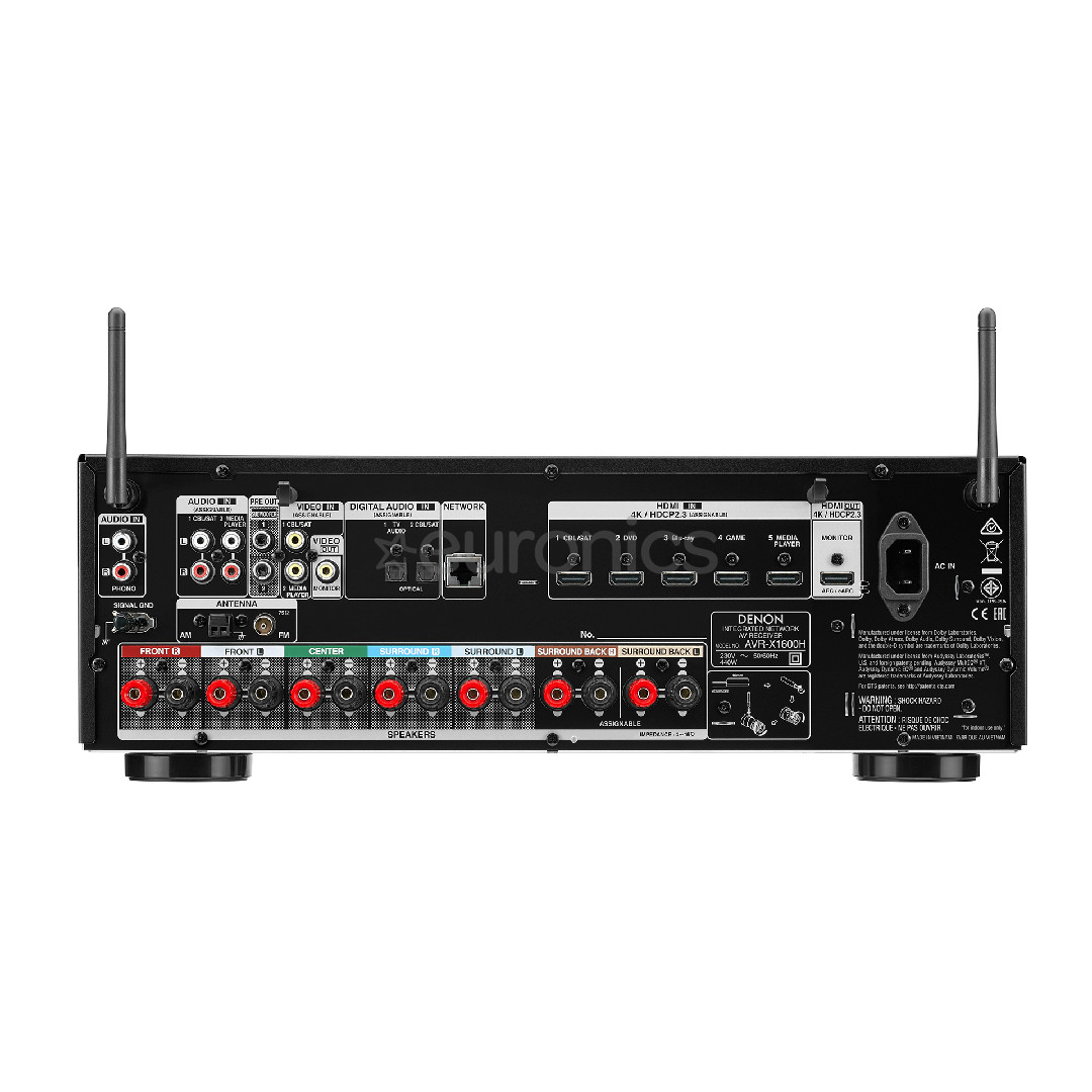 Receiver Denon AVR-X1600H