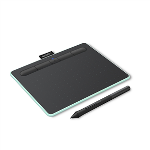 Wacom Intuos S Bluetooth, must/roheline - Graafikalaud