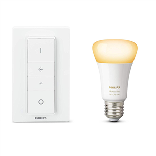 Лампочка Hue E27 White Ambiance + диммер Hue Philips