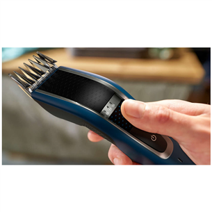 Philips 5000 Series, 0.5-28 mm, blue/black - Hairclipper + beard comb