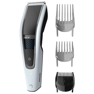 Philips 5000 Series, 0.5-28 mm, black/white - Hairclipper + beard comb