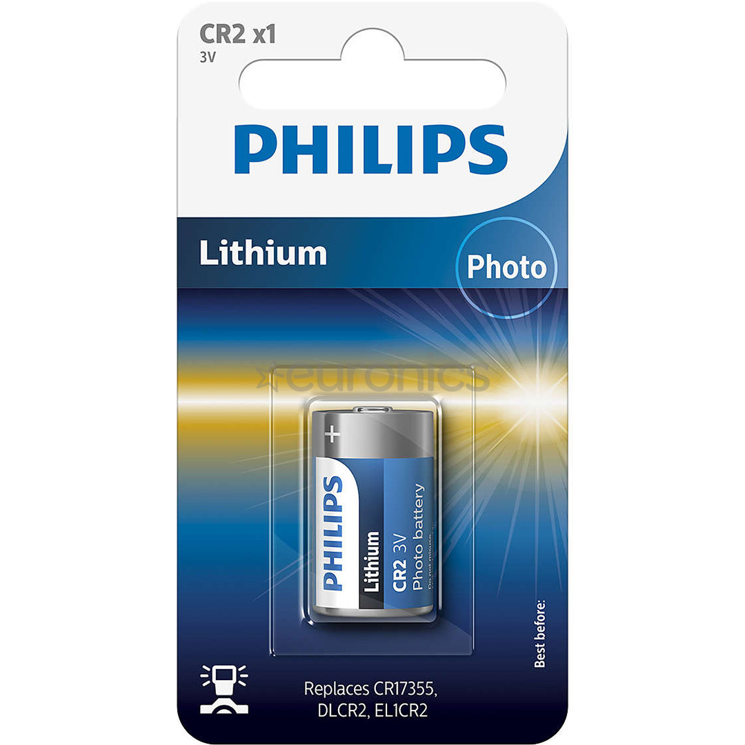 Philips, CR2, 3V - Battery