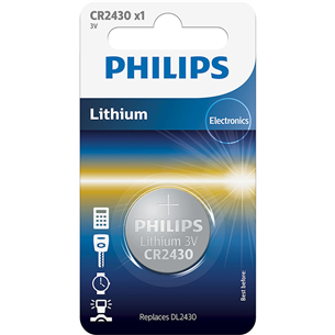 Patarei Philips CR2430 3 V Lithium CR2430/00B
