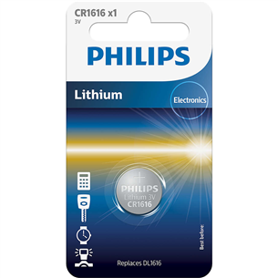 Patarei Philips CR1616 3 V Lithium