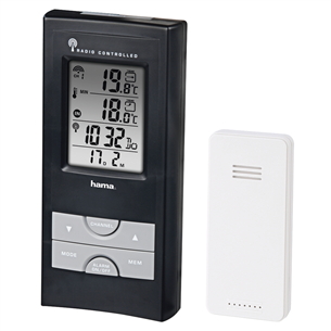 Hama EWS-165, black - Weather station