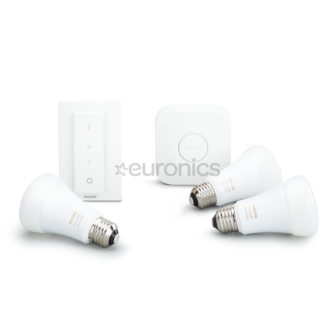 Nutivalgusti komplekt Philips Hue White and Color Ambiance (E27)