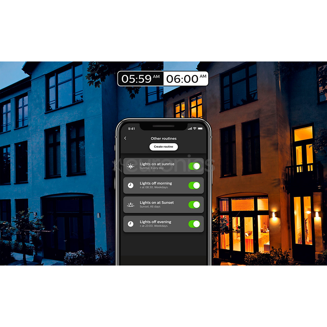 Nutivalgusti komplekt Philips Hue White and Color Ambiance (E27)