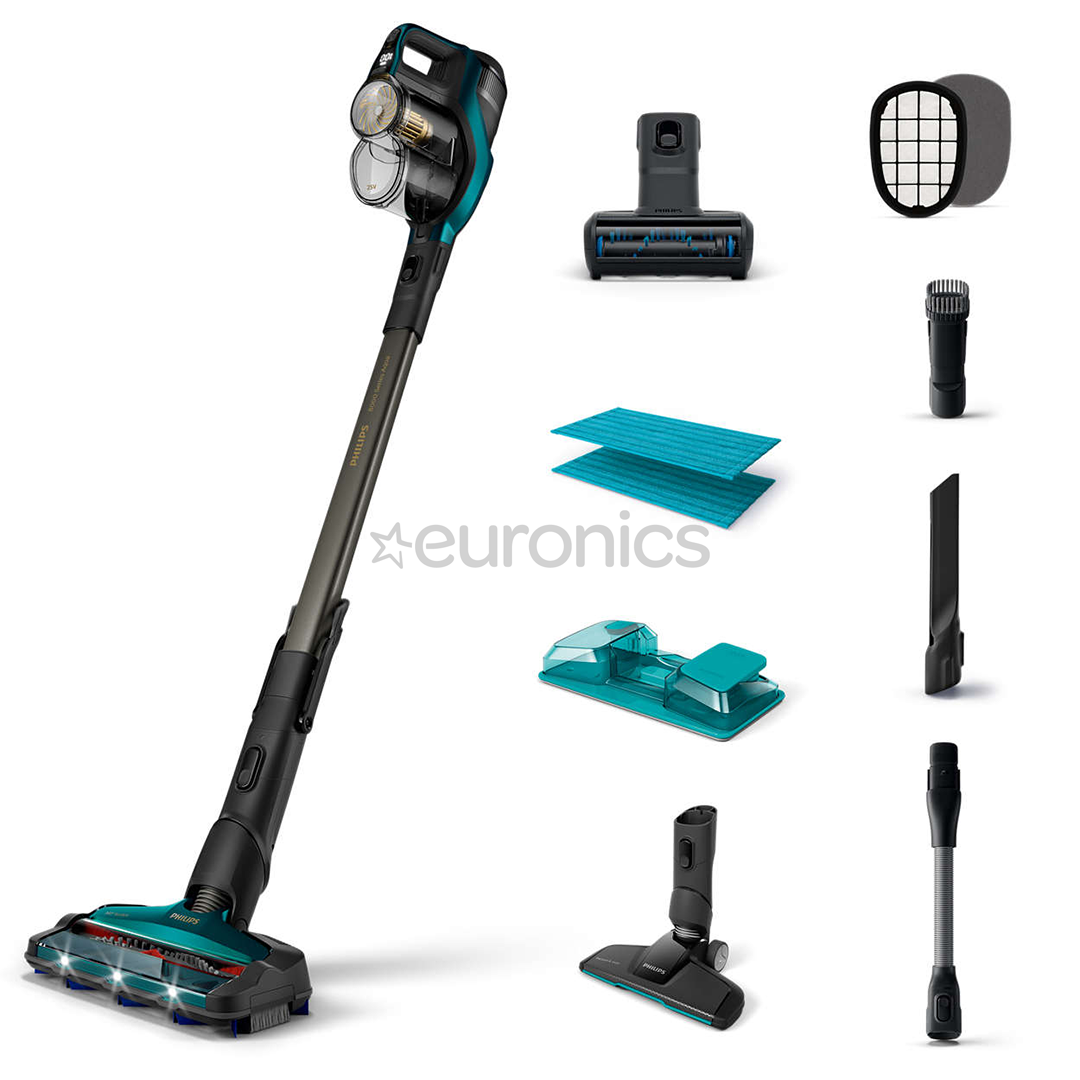 Philips SpeedPro Aqua Pro 8000, голубой - Беспроводной пылесос