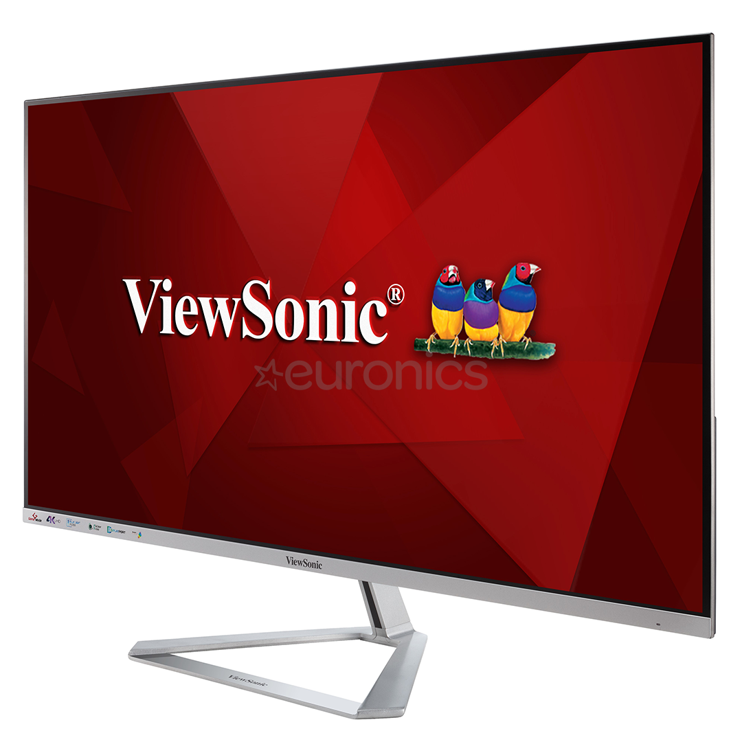 ViewSonic VX3276-4K, 32'', 4K, UHD, LED VA, hõbedane -  Monitor
