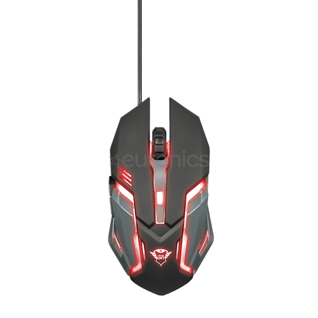 Trust GXT 845 Tural Gaming Combo, US, must - Klaviatuur + hiir