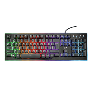 Trust GXT 860 Thura Semi-mechanical Gaming, US, black - Keyboard