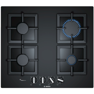 Bosch, width 59 cm, black - Built-in Gas Hob