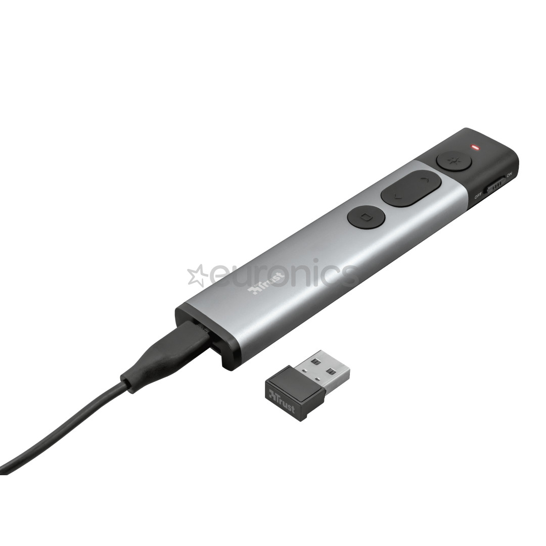 Trust Kazun, gray - Presenter