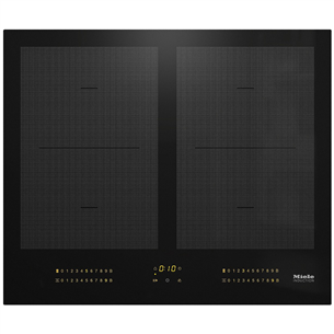 Miele, width 62 cm, frameless, black - Built-in Induction Hob