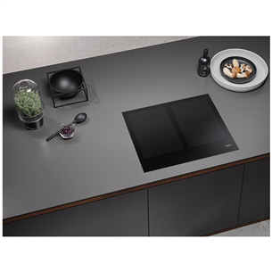 Miele, laius 62 cm, raamita, must - Integreeritav induktsioonpliidiplaat