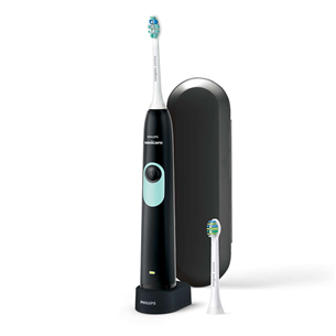 Philips Sonicare Teens, travel case, black/white/green - Electric toothbrush HX6212/89