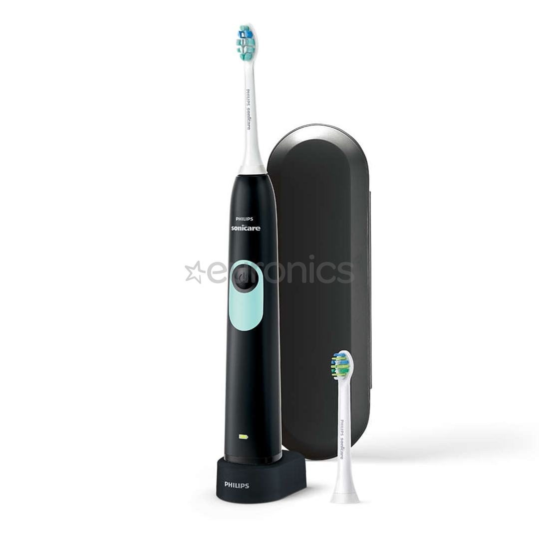 Philips Sonicare Teens, travel case, black/white/green - Electric toothbrush