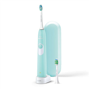 Philips Sonicare Teens, футляр, белый/зеленый - Электрическая зубная щетка