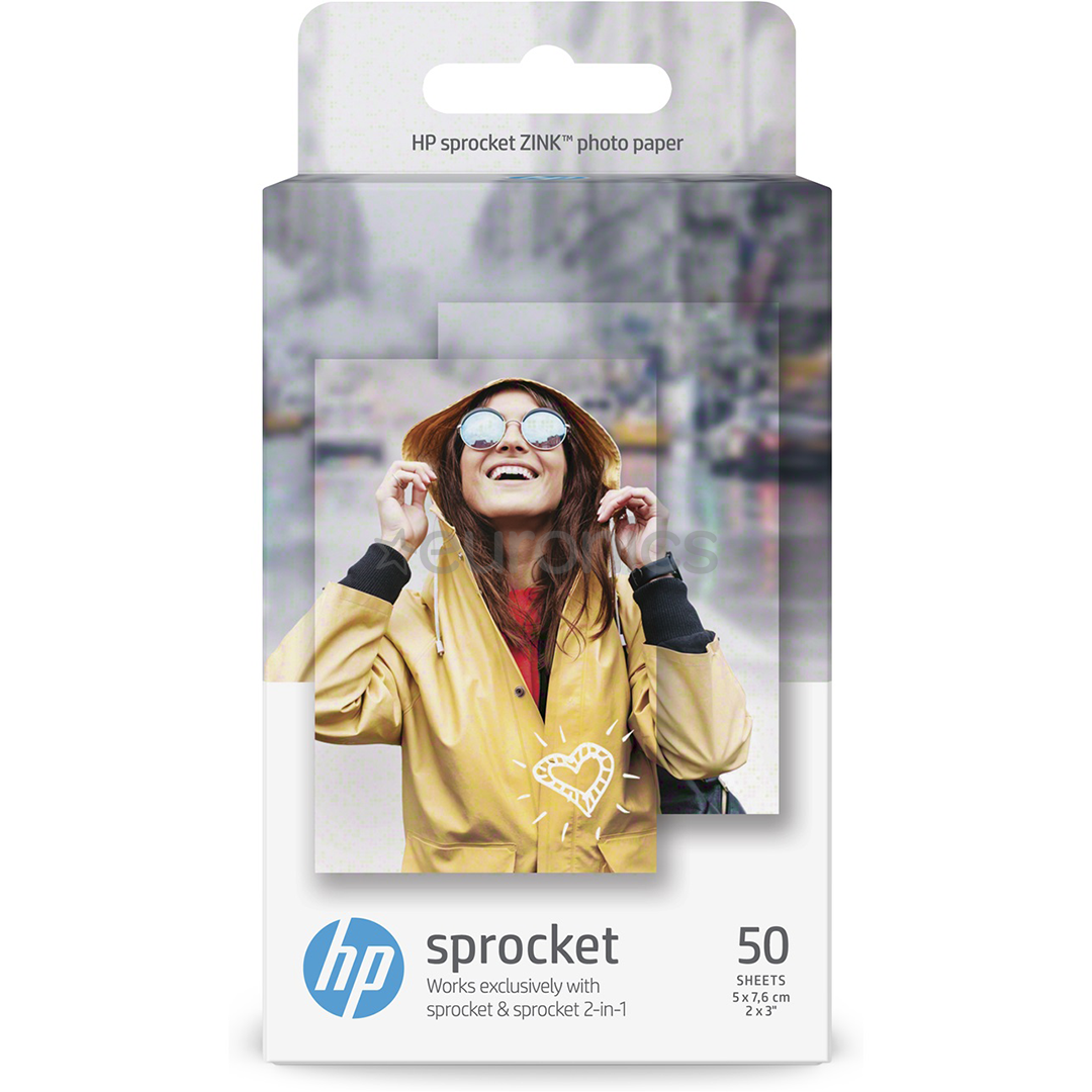2x3" fotopaber HP Sprocket ZINK (50 tk)