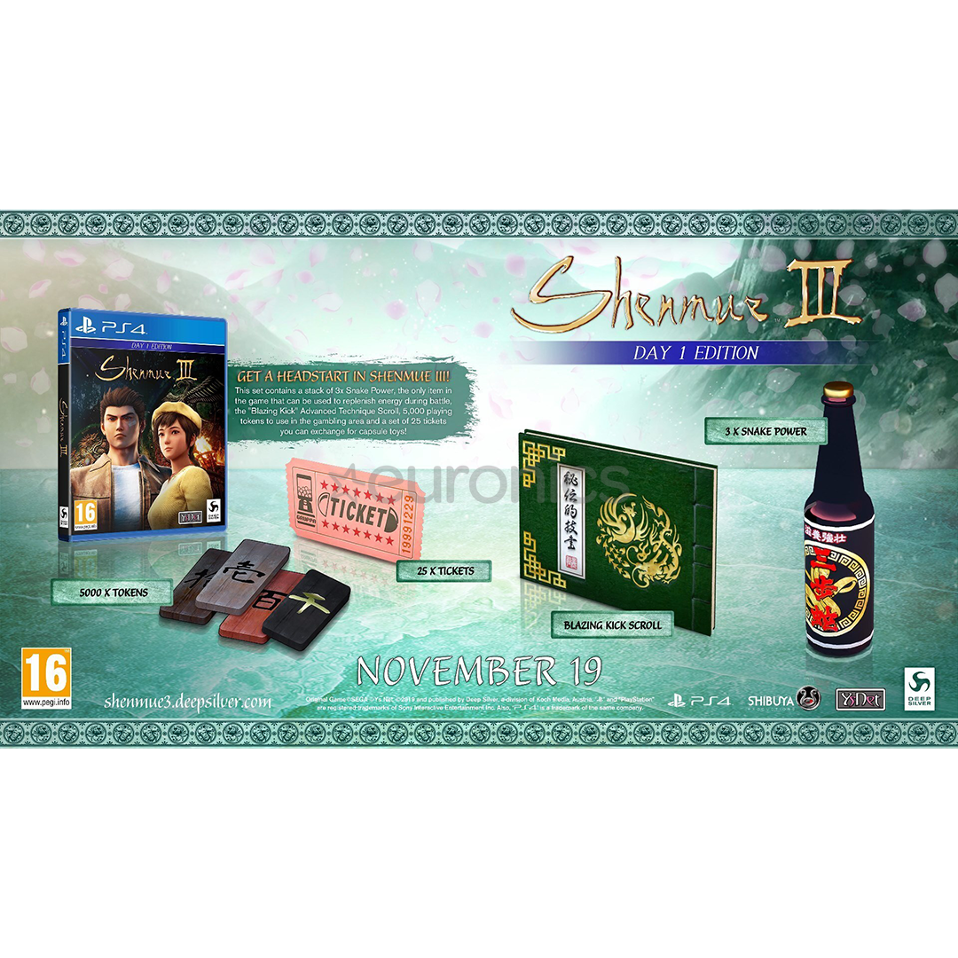 PS4 mäng Shenmue III - Day 1 Edition