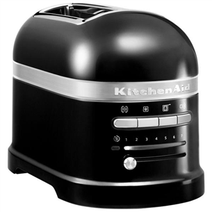 KitchenAid Artisan, 1250 W, black - Toaster 5KMT2204EOB