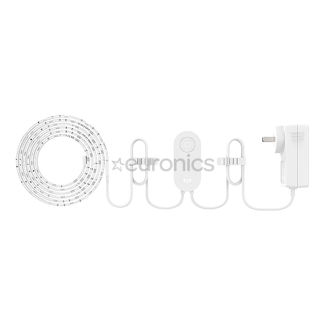 Xiaomi Yeelight Lightstrip Plus, 2 м, белый - Светодиодная лента + адаптер