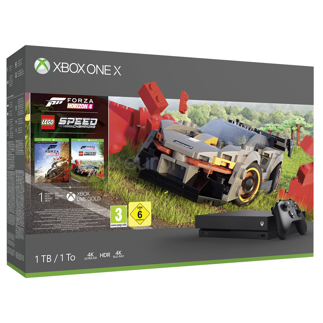 Gaming console Microsoft Xbox One X (1 TB) Forza 4 and Lego Speed DLC