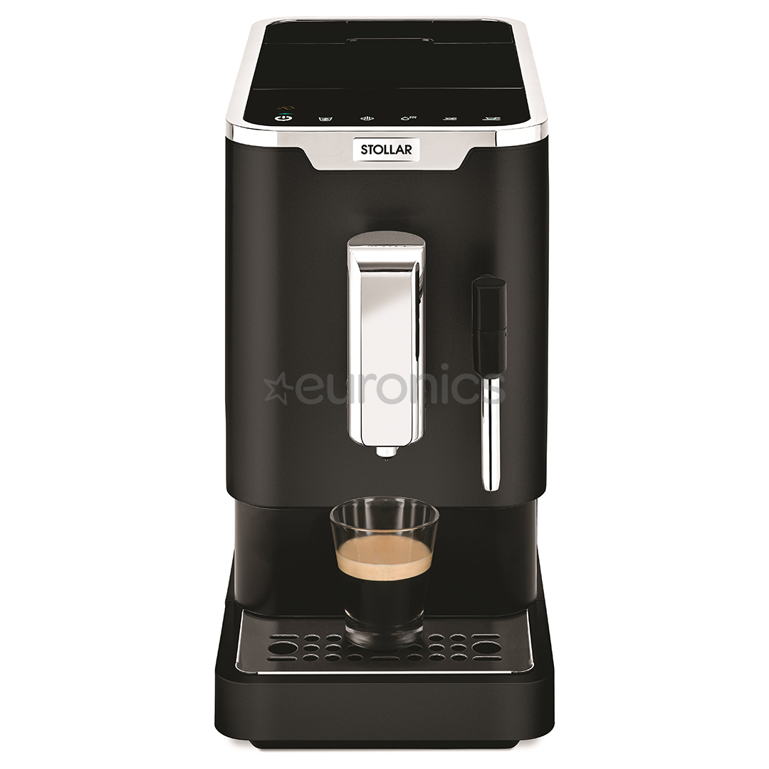Stollar The Slim Café SEM800, black/stainless steel - Espresso Machine