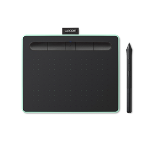 Wacom Intuos M Bluetooth, must/roheline - Graafikalaud CTL-6100WLE-N