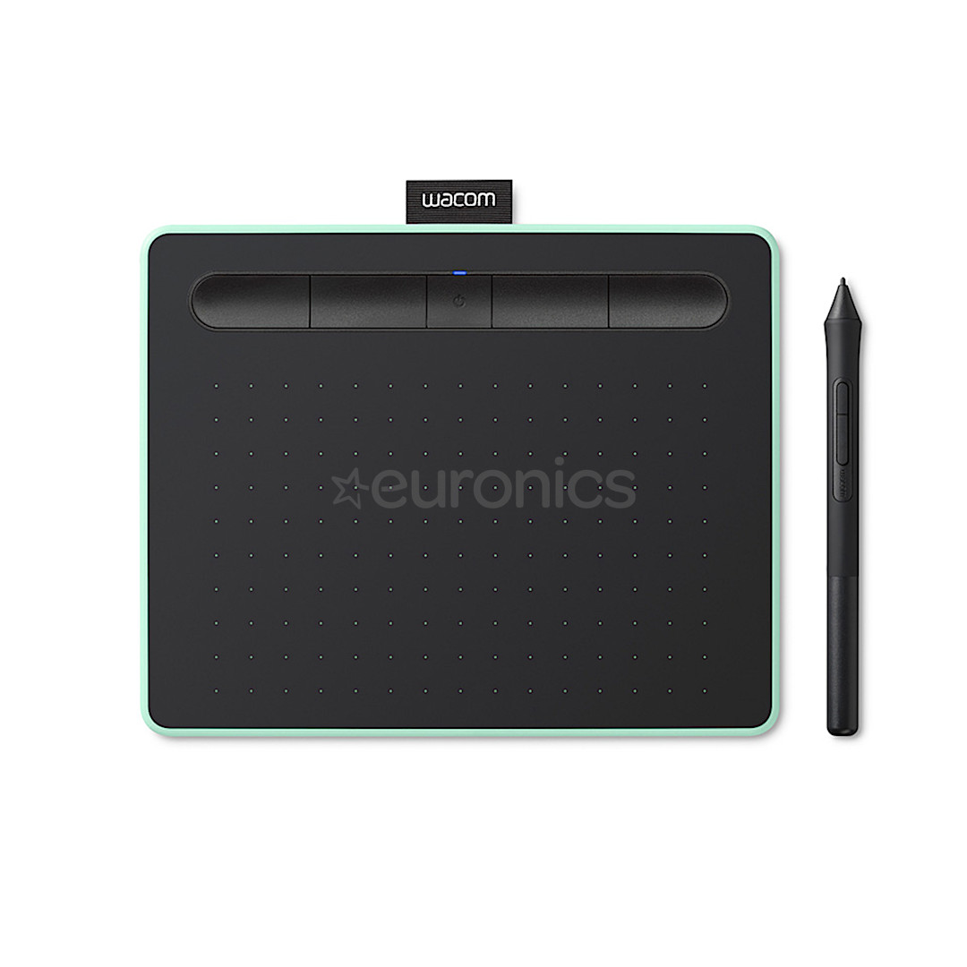 Wacom Intuos M Bluetooth, черный/зеленый - Графический планшет