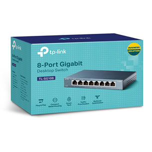 8-портовый настольный коммутатор TP-Link Gigabit