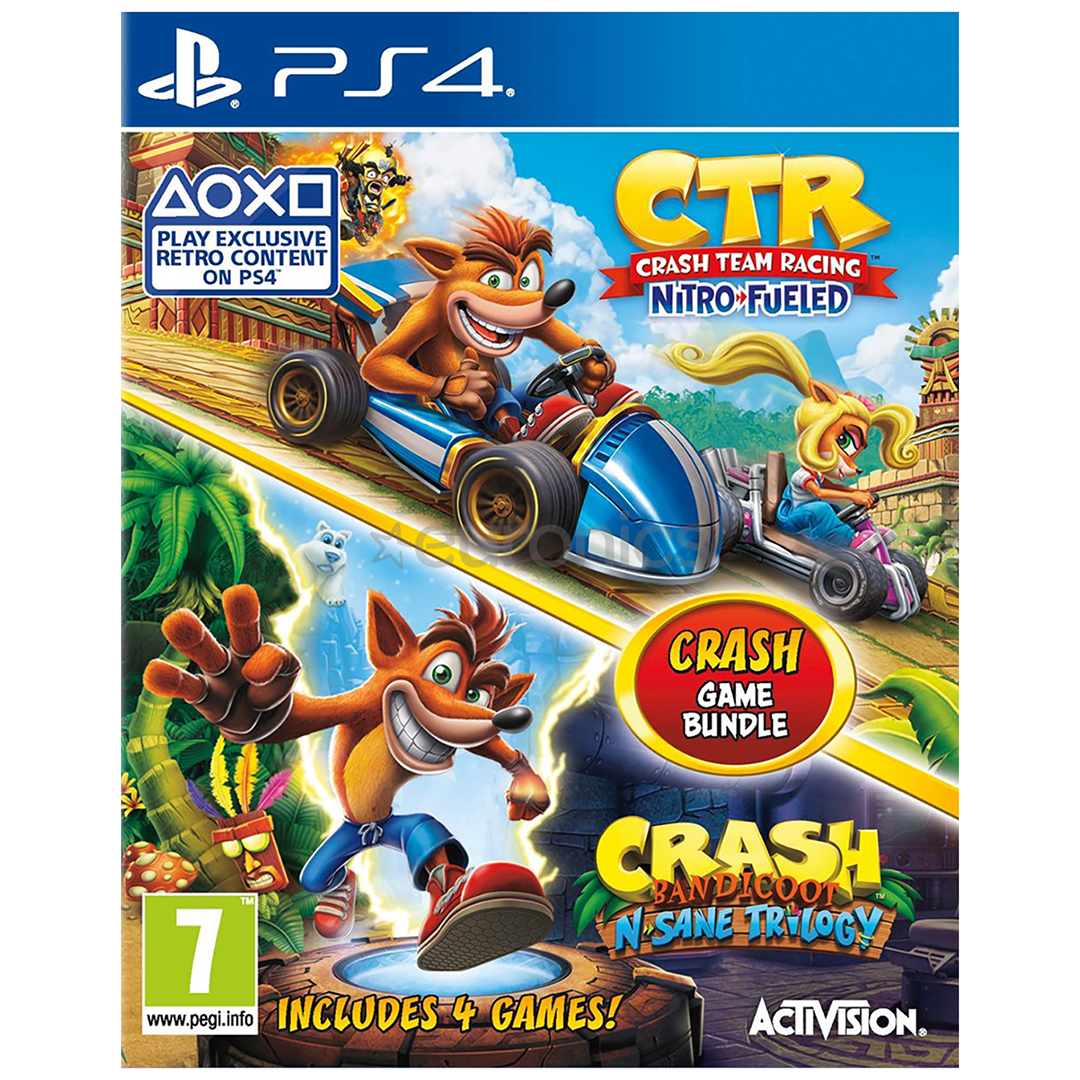 PS4 game Crash Bandicoot Bundle