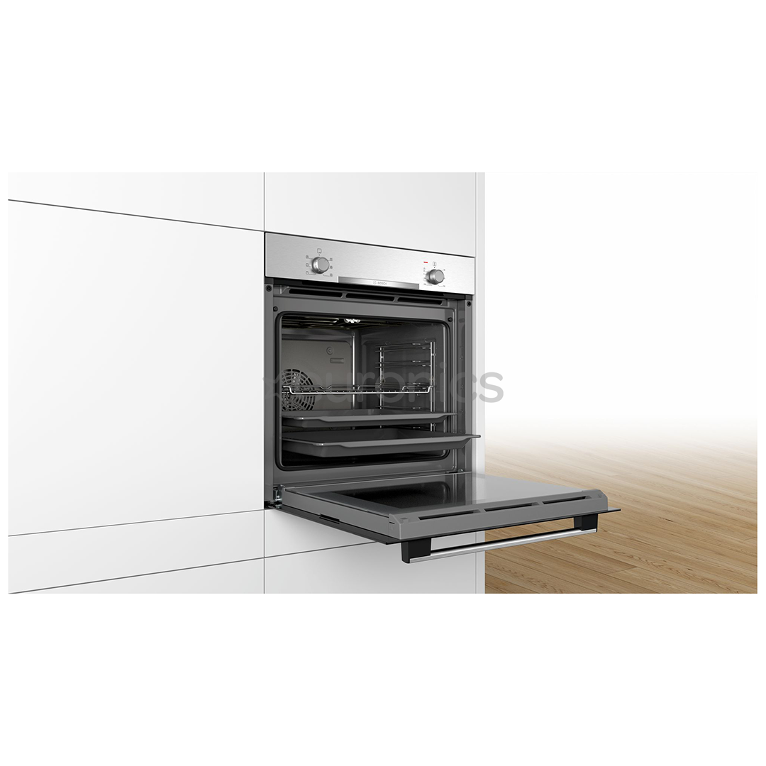Bosch Serie 2, 71 л, нерж. сталь - Интегрируемый духовой шкаф