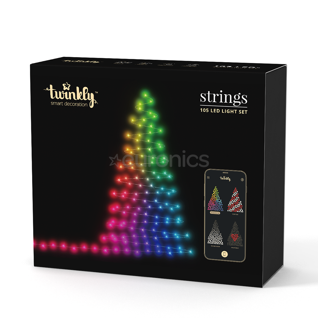 Nutikad jõulutuled Twinkly Strings 105 LEDs Multicolor