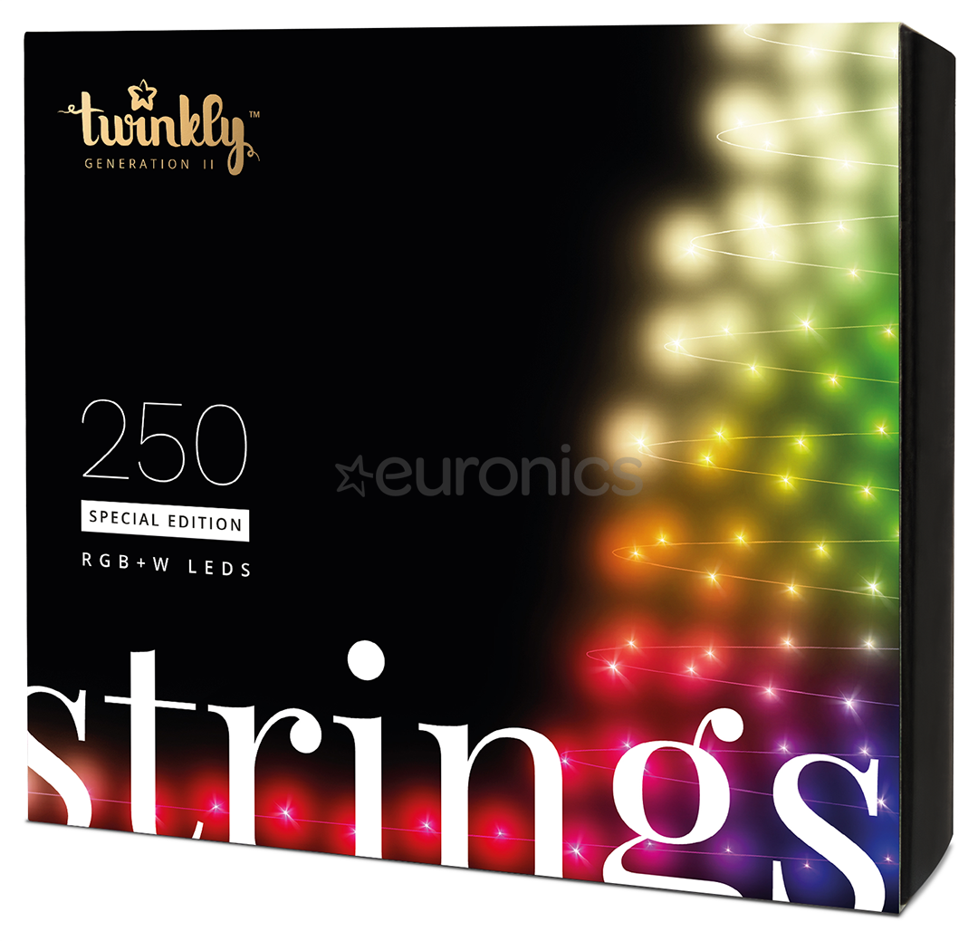 Nutikad jõulutuled Twinkly Strings 250 LEDs Multicolor