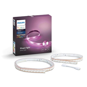 Nutikas valgusriba Philips Hue Lightstrip Plus (2 m + 1 m) + adapter