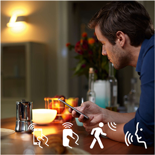 Philips Hue White and Color Ambiance, GU10, 3 шт. + мост, белый - Комплект умных ламп