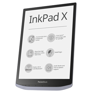PocketBook InkPad X, 10.3", 32 GB, gray - E-reader