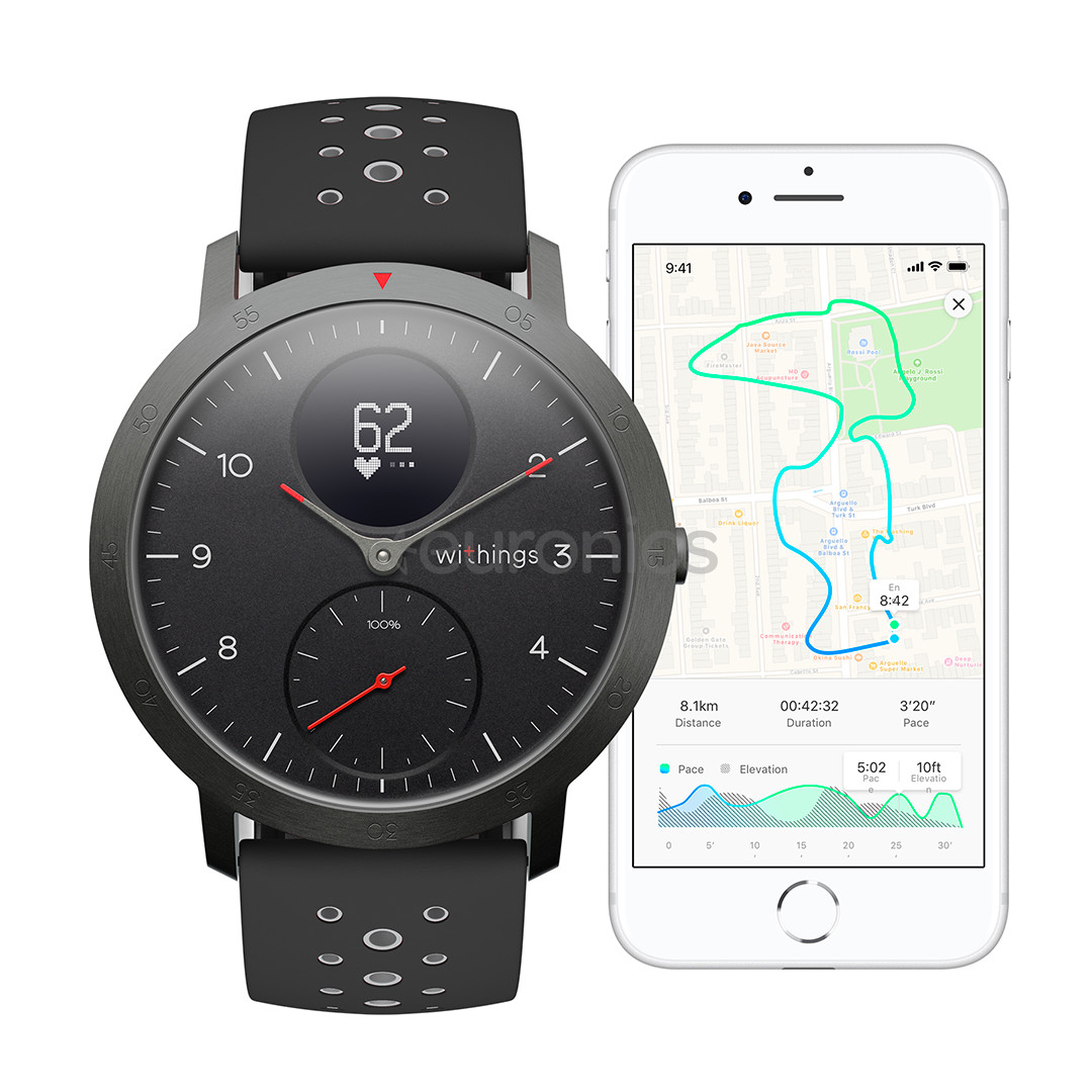 Nutikell Withings Steel HR Sport (40 mm)