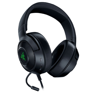 Razer Kraken X USB, must - Mänguri peakomplekt