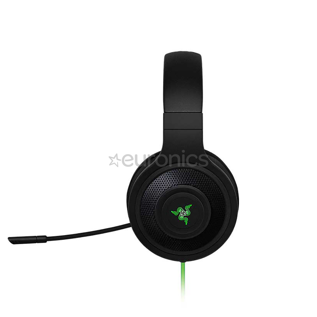 Razer Kraken X USB, must - Mänguri peakomplekt