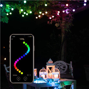 Twinkly Festoon Lights 20 RGB, 10 м, черный - Умная гирлянда