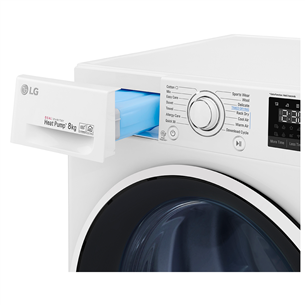 LG, 8 kg, depth 61.5 cm - Dryer