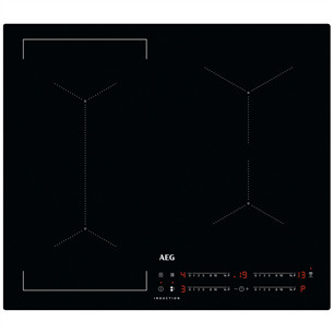 AEG 6000 Bridge, laius 58 cm, raamita, must - Integreeritav induktsioonpliidiplaat