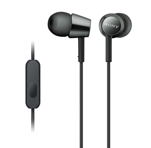 Sony MDREX155APB, must - Kõrvasisesed kõrvaklapid MDREX155APB.AE